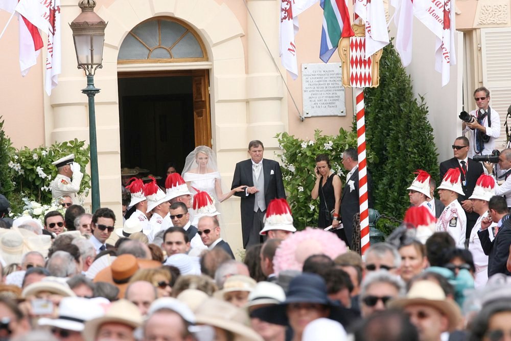 Charlene Wittstock;Michael Kenneth Wittstock;<br>Religious Ceremony of The Royal Wedding of Prince Albert II of Monaco to Charlene Wittstock