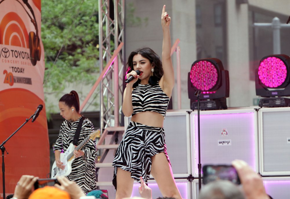 Charli XCX Performing Live on NBC's Today Show