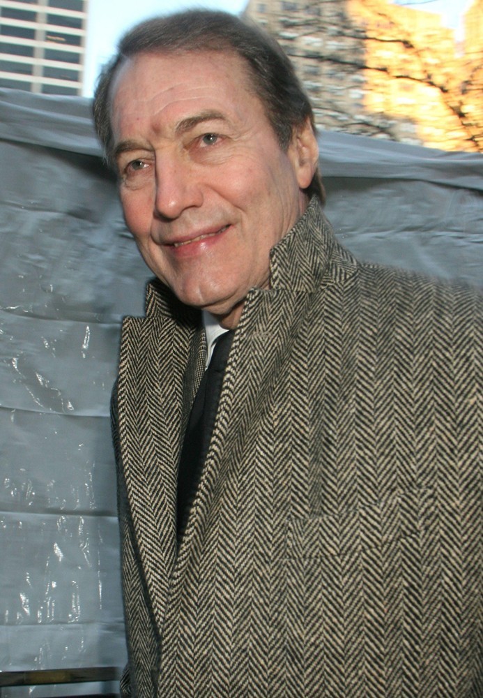 Charlie Rose;<br>Charlie Rose Leaving Diane von Furstenberg Fashion Show at Mercedes-Benz Fall 2007 Fashion Week