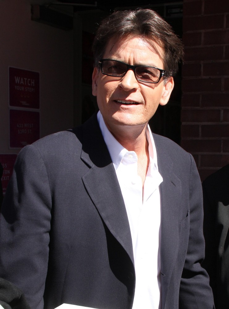 Charlie Sheen;<br>Charlie Sheen Outside The Wendy Williams Show