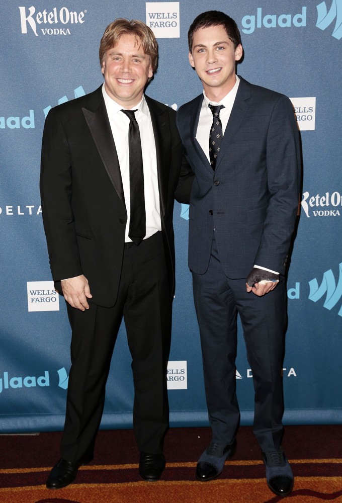 Stephen Chbosky;Logan Lerman;<br>24th Annual GLAAD Media Awards - Arrivals