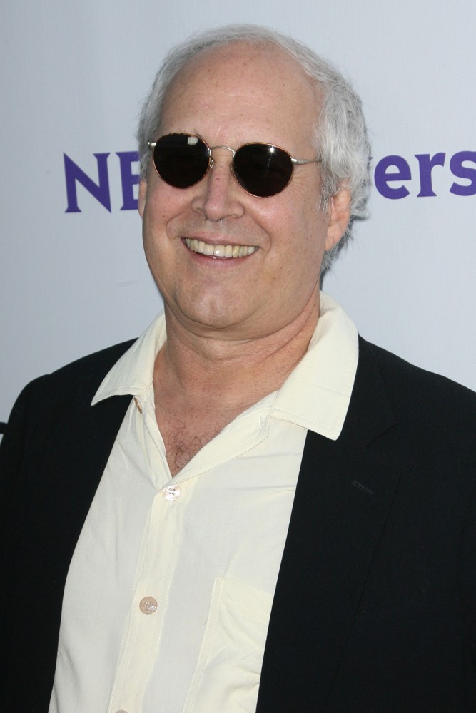 Chevy Chase;<br>NBC Press Tour Party
