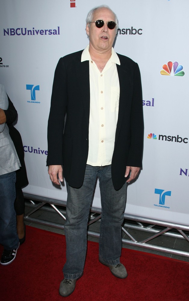 Chevy Chase;<br>NBC Press Tour Party