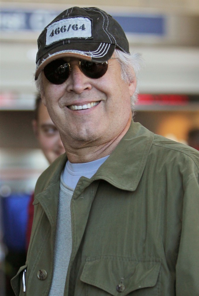 Chevy Chase;<br>Chevy Chase Seen Arriving at LAX to Catch A Flight