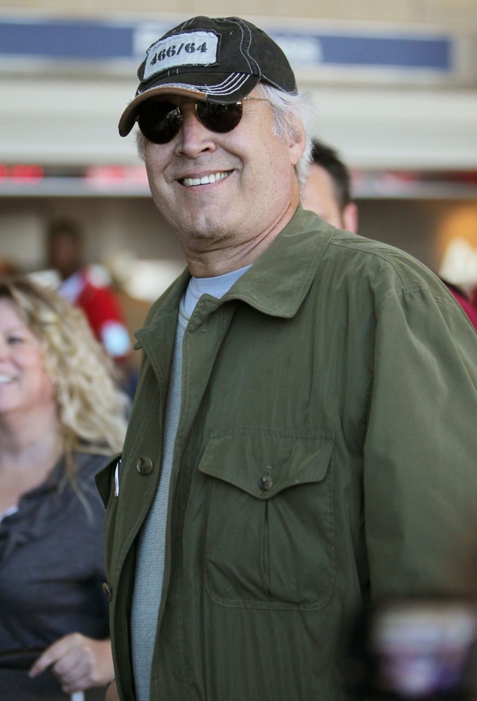 Chevy Chase;<br>Chevy Chase Seen Arriving at LAX to Catch A Flight