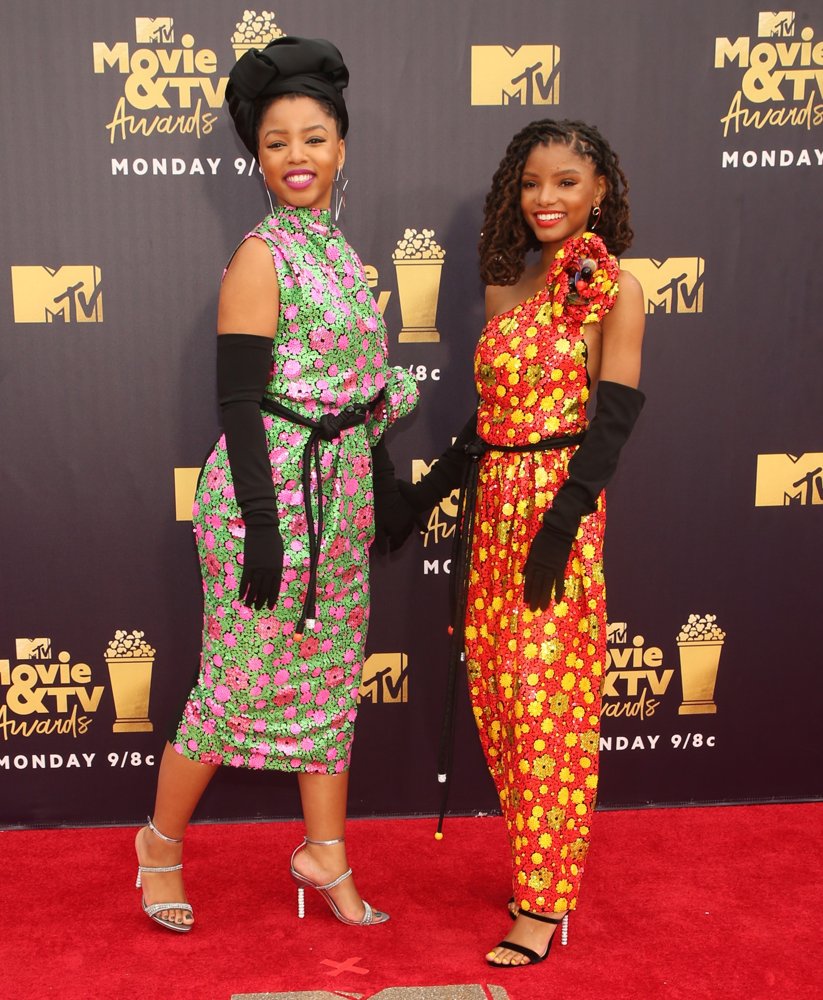 Chloe & Halle;<br>2018 MTV Movie And TV Awards - Arrivals