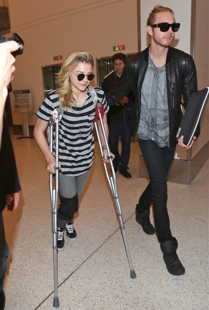 Chloe Moretz Arrives at Los Angeles International Airport
