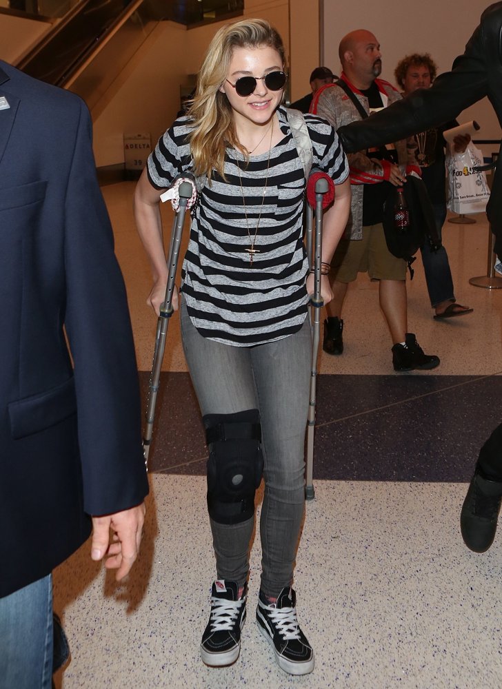 Chloe Moretz Arrives at Los Angeles International Airport