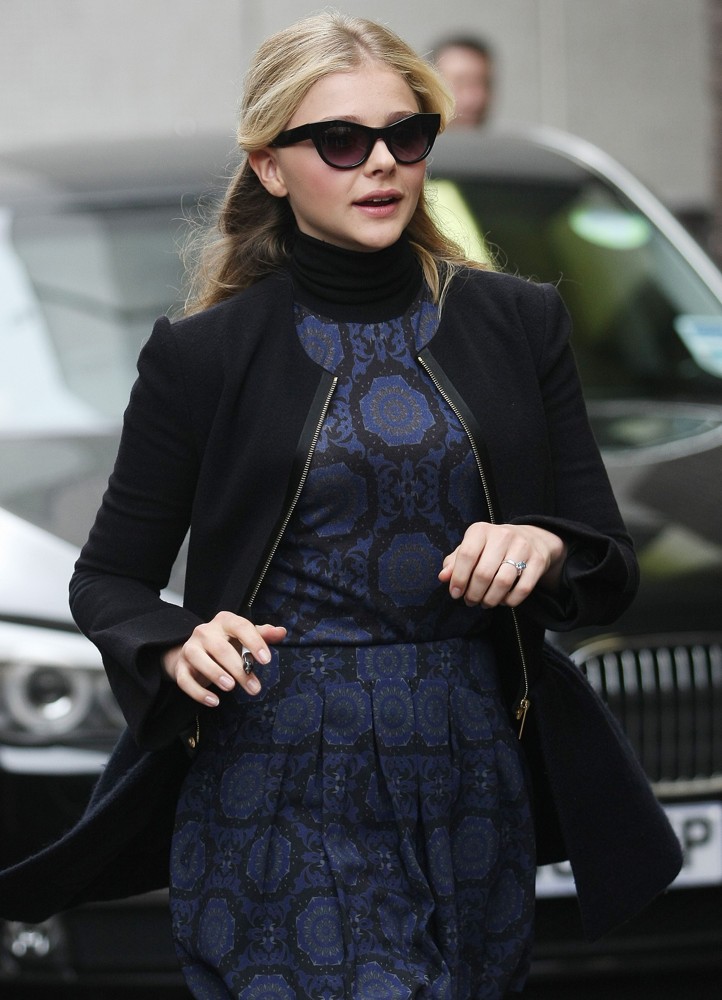 Chloe Moretz;<br>Chloe Moretz Outside The ITV Studios