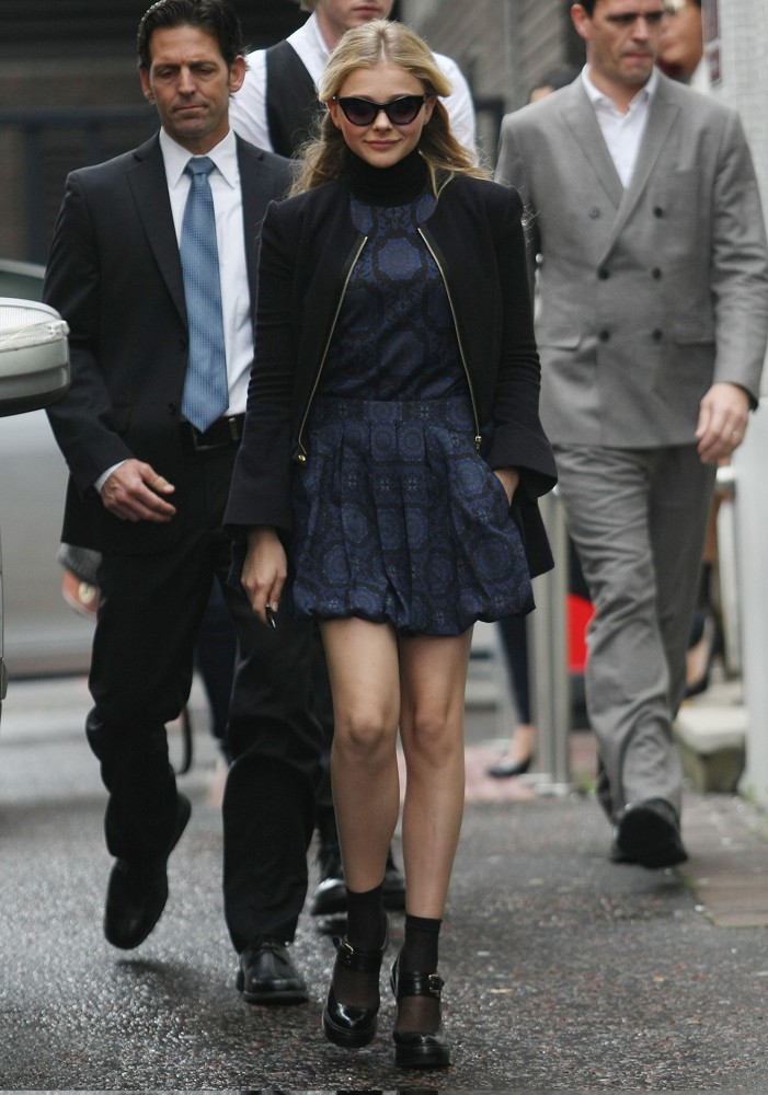 Chloe Moretz;<br>Chloe Moretz Outside The ITV Studios