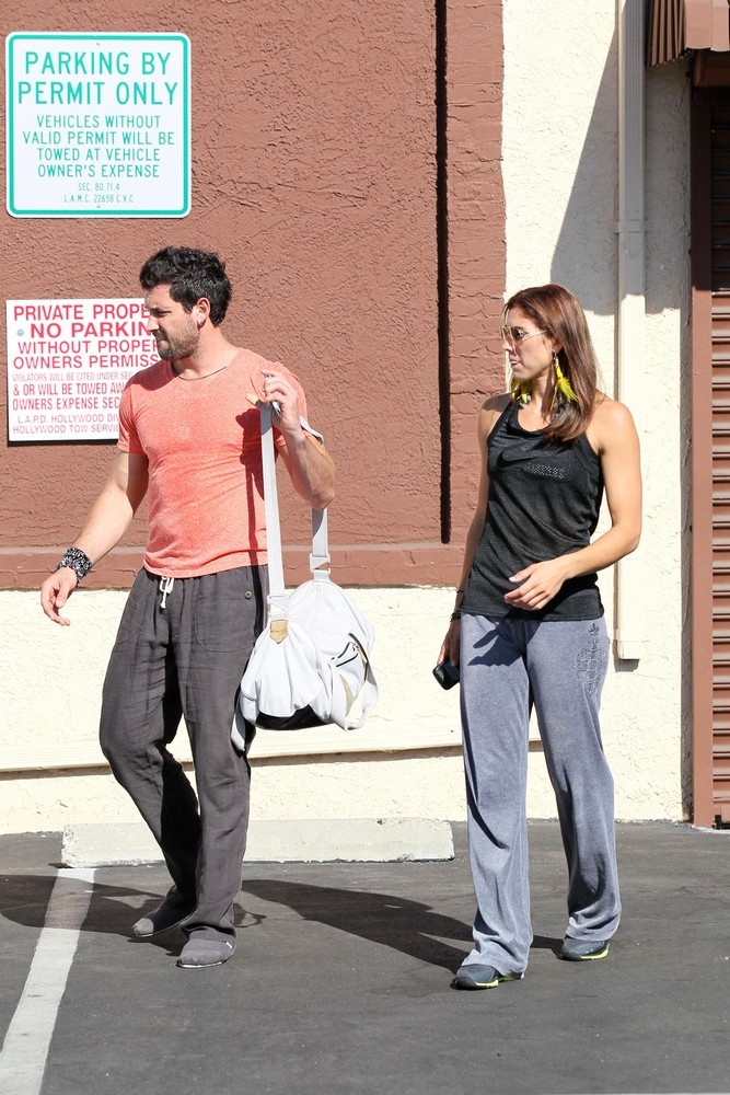 Maksim Chmerkovskiy;Hope Solo;<br>Dancing with the Stars Celebrities Outside The Dance Rehearsal Studios