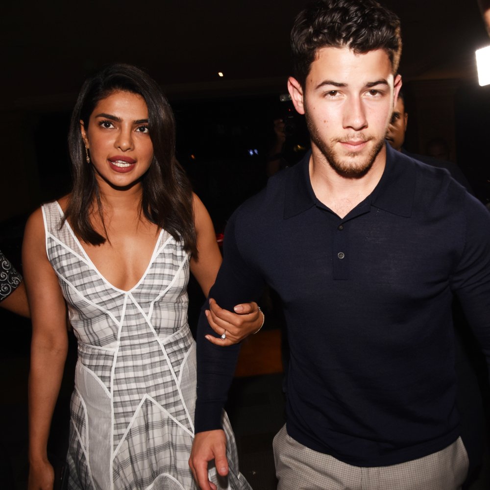 Nick Jonas, Priyanka Chopra and Family Go Out to Dinner