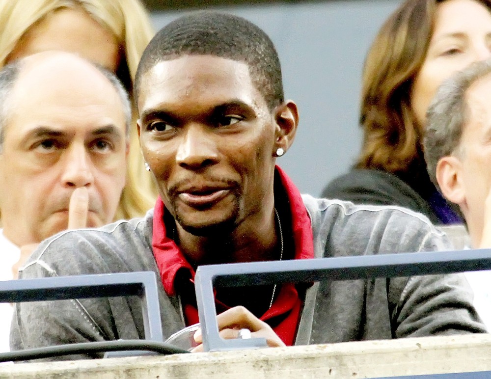 Chris Bosh;<br>Celebrities Watch The Men's Finals Match - Day 15 - 2010 US Open