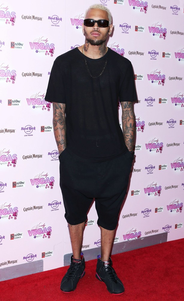 Chris Brown;<br>Chris Brown Arrives to Perform at Kandy Vegas