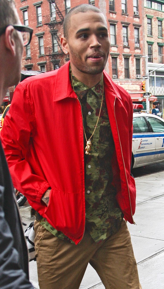 Chris Brown;<br>Chris Brown Arriving at The Toy Tokyo Store