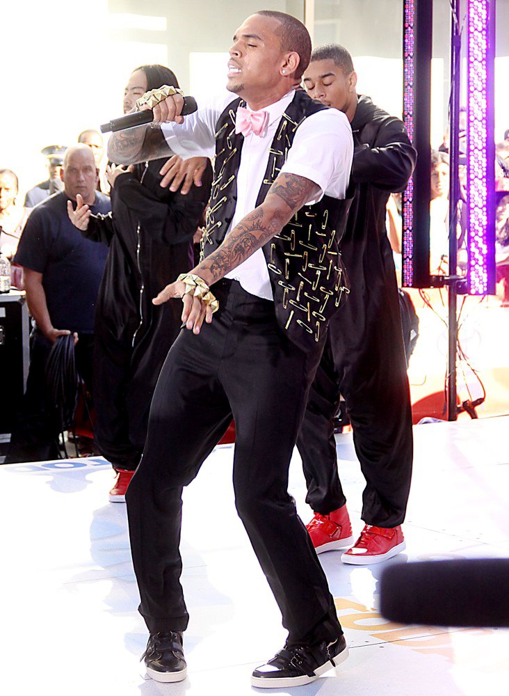 Chris Brown;<br>Chris Brown Performing Live as Part of The Today Show's Summer Concert Series