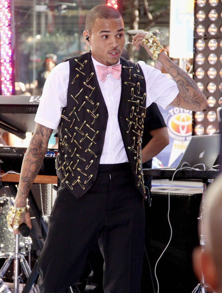 Chris Brown;<br>Chris Brown Performing Live as Part of The Today Show's Summer Concert Series