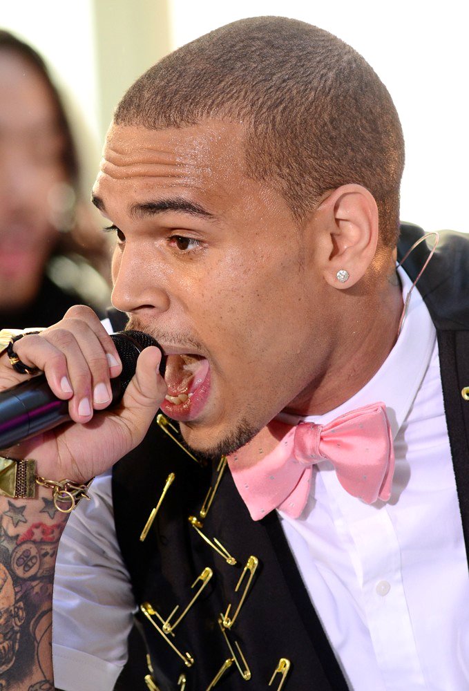 Chris Brown;<br>Chris Brown Performing Live as Part of The Today Show's Summer Concert Series
