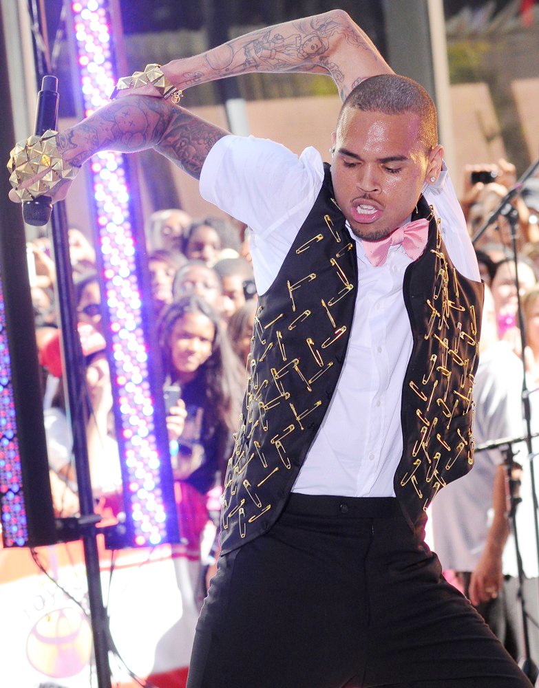 Chris Brown;<br>Chris Brown Performing Live as Part of The Today Show's Summer Concert Series