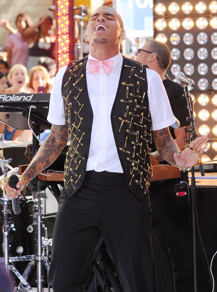 Chris Brown;<br>Chris Brown Performing Live as Part of The Today Show's Summer Concert Series