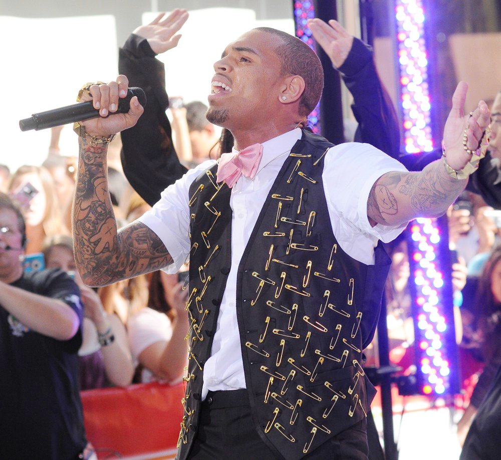 Chris Brown;<br>Chris Brown Performing Live as Part of The Today Show's Summer Concert Series