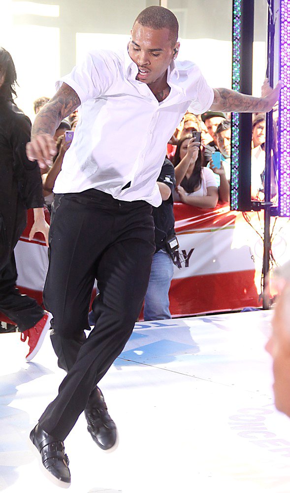 Chris Brown;<br>Chris Brown Performing Live as Part of The Today Show's Summer Concert Series
