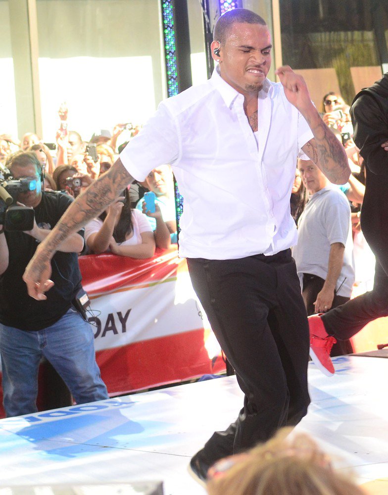 Chris Brown;<br>Chris Brown Performing Live as Part of The Today Show's Summer Concert Series