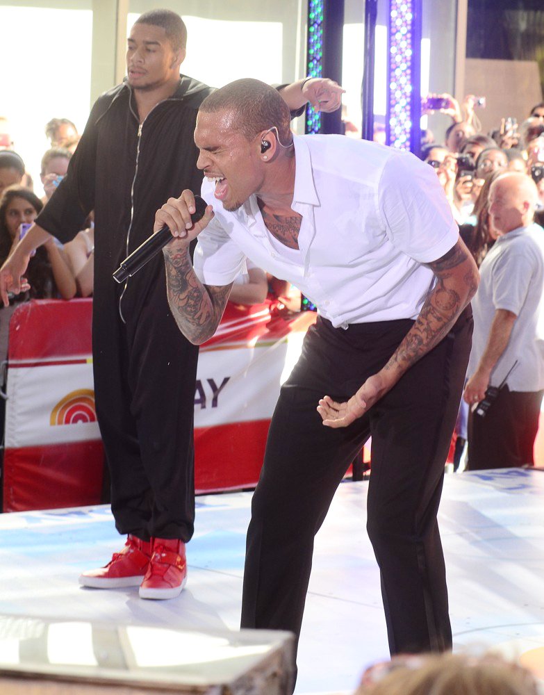Chris Brown;<br>Chris Brown Performing Live as Part of The Today Show's Summer Concert Series