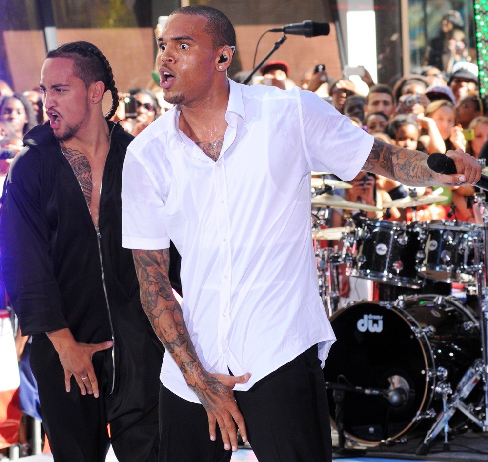 Chris Brown;<br>Chris Brown Performing Live as Part of The Today Show's Summer Concert Series