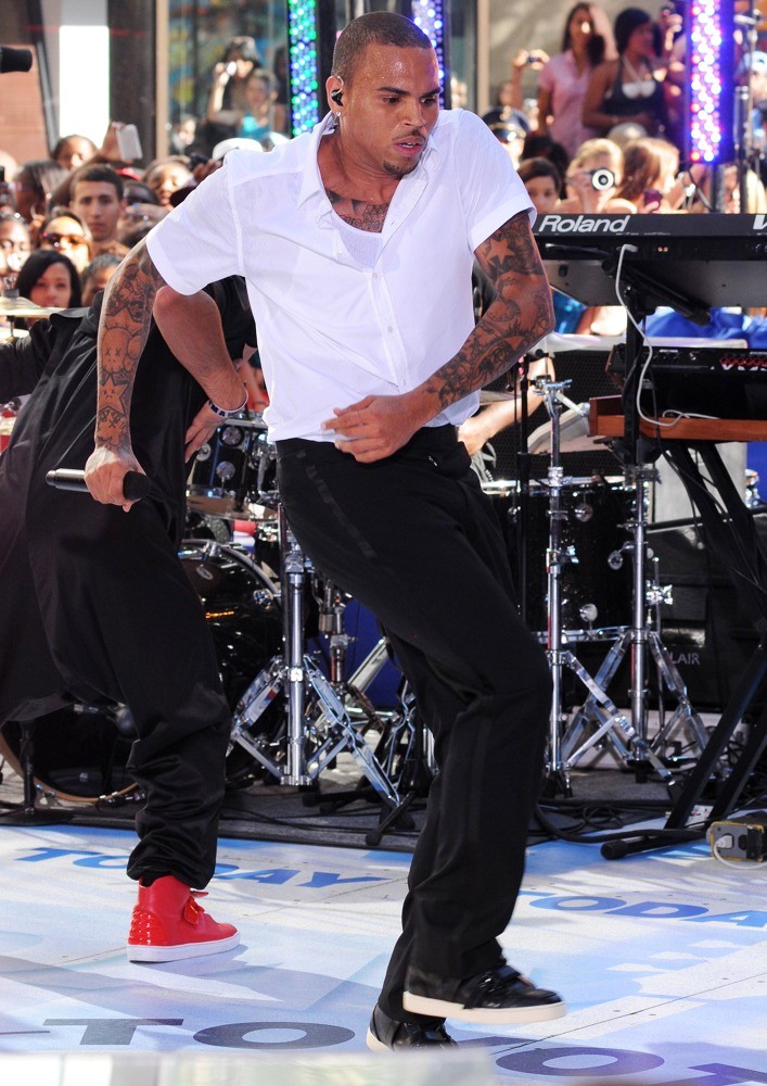Chris Brown;<br>Chris Brown Performing Live as Part of The Today Show's Summer Concert Series