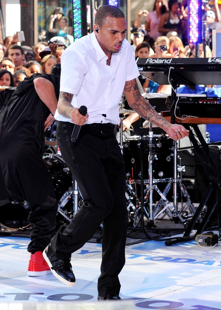 Chris Brown;<br>Chris Brown Performing Live as Part of The Today Show's Summer Concert Series