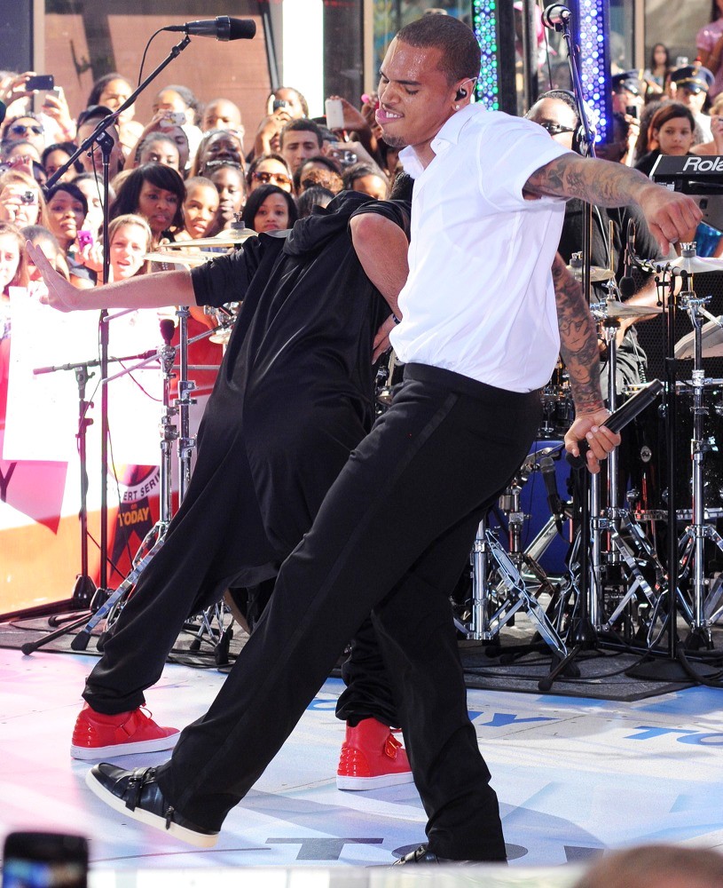 Chris Brown;<br>Chris Brown Performing Live as Part of The Today Show's Summer Concert Series
