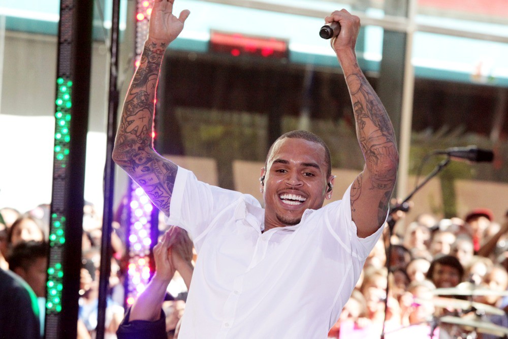 Chris Brown;<br>Chris Brown Performing Live as Part of The Today Show's Summer Concert Series