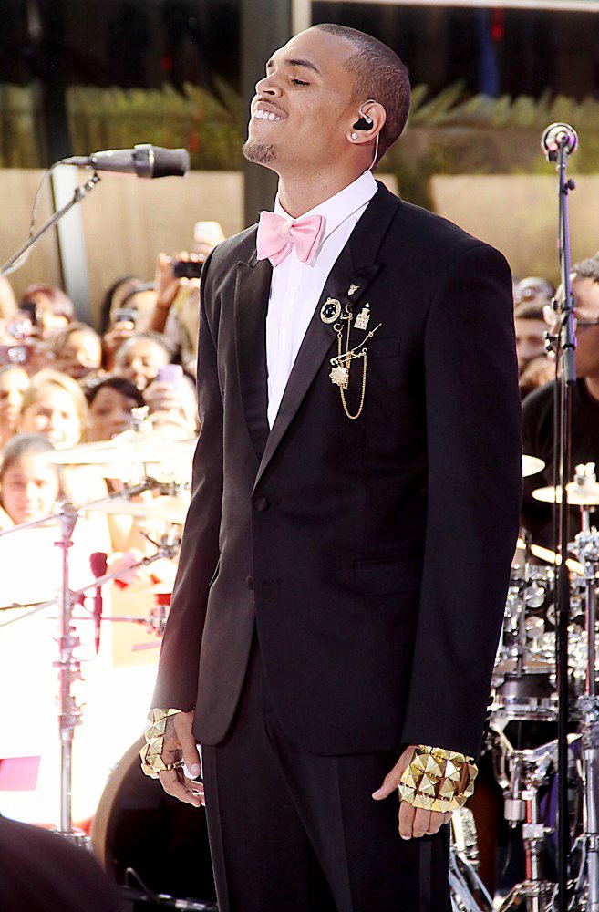 Chris Brown;<br>Chris Brown Performing Live as Part of The Today Show's Summer Concert Series