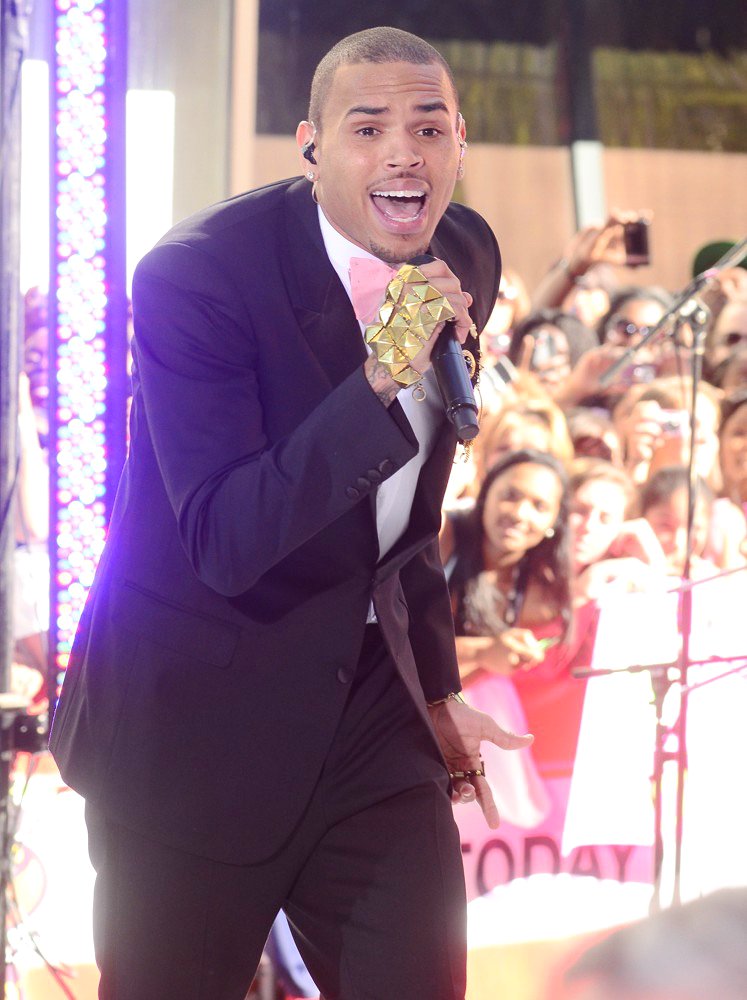 Chris Brown;<br>Chris Brown Performing Live as Part of The Today Show's Summer Concert Series