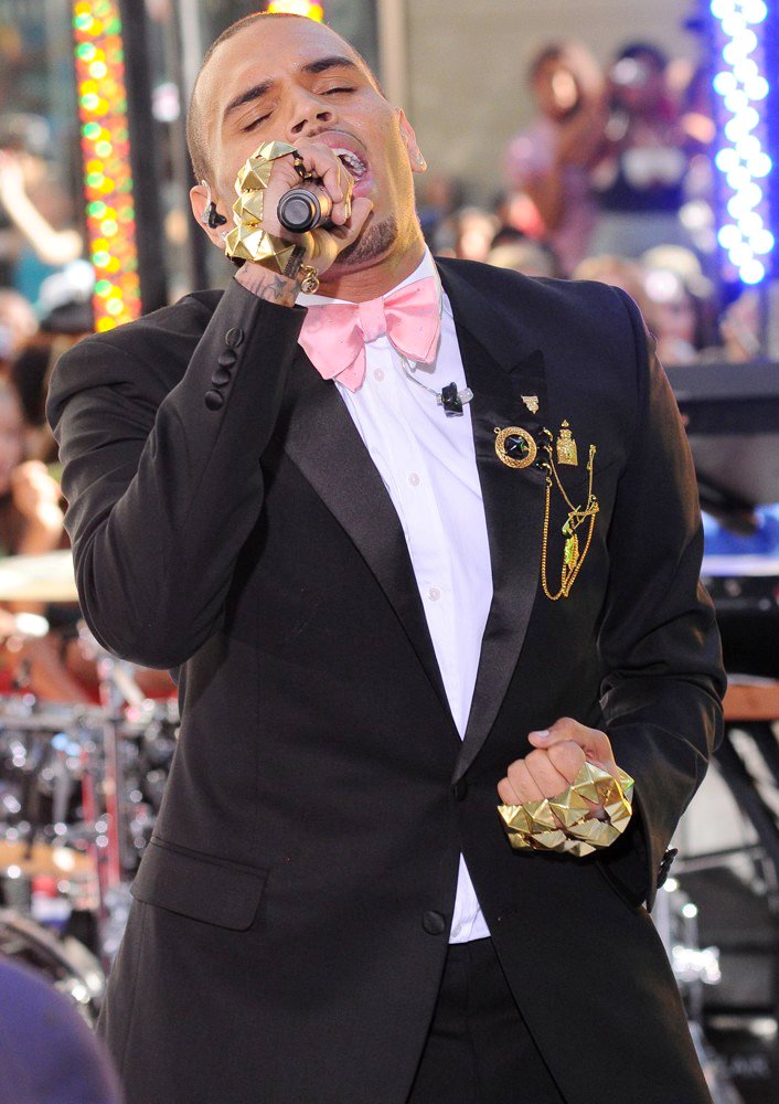 Chris Brown;<br>Chris Brown Performing Live as Part of The Today Show's Summer Concert Series