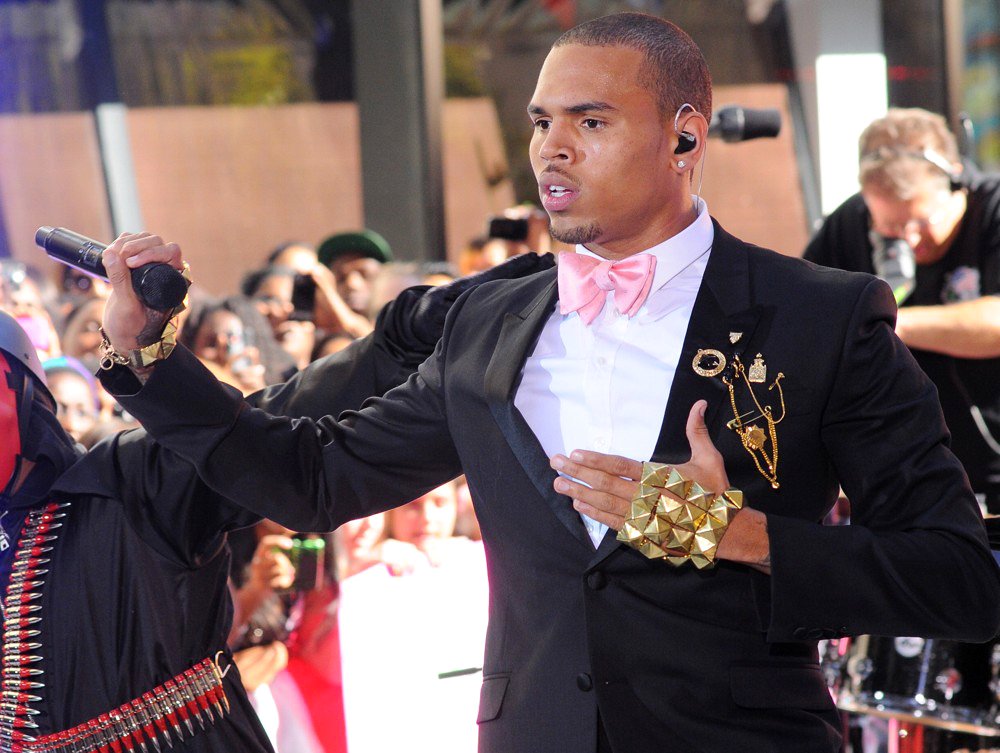 Chris Brown;<br>Chris Brown Performing Live as Part of The Today Show's Summer Concert Series