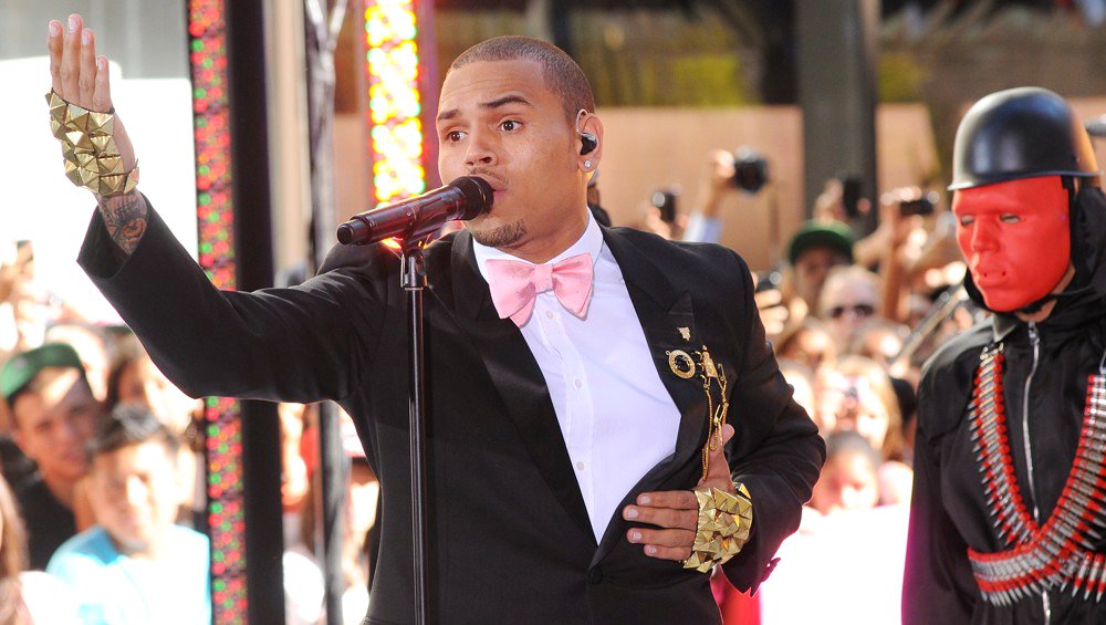 Chris Brown;<br>Chris Brown Performing Live as Part of The Today Show's Summer Concert Series