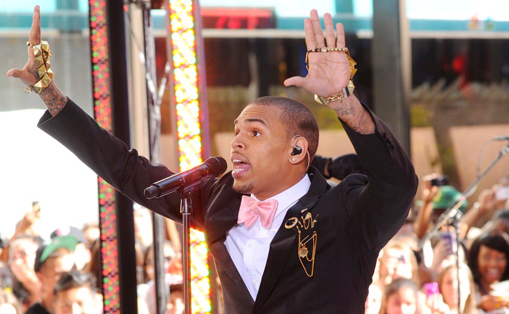 Chris Brown;<br>Chris Brown Performing Live as Part of The Today Show's Summer Concert Series