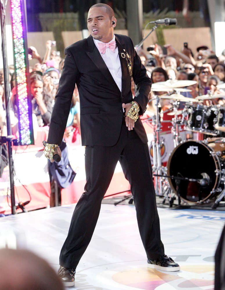 Chris Brown;<br>Chris Brown Performing Live as Part of The Today Show's Summer Concert Series