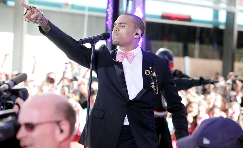 Chris Brown;<br>Chris Brown Performing Live as Part of The Today Show's Summer Concert Series