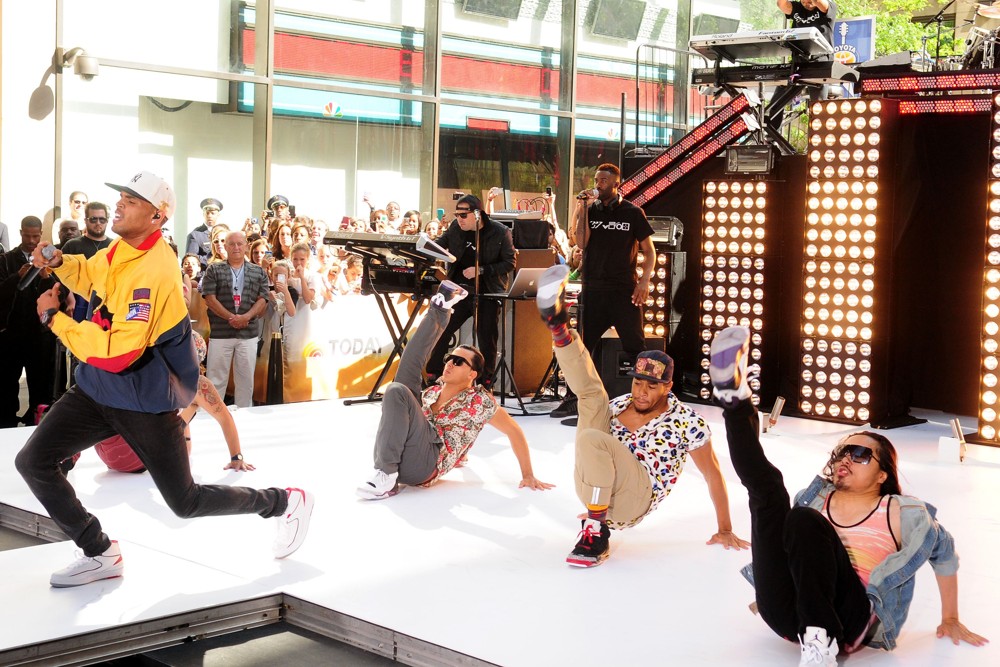 Chris Brown;<br>Chris Brown Performs Live as Part of The Today Show's Concert Series