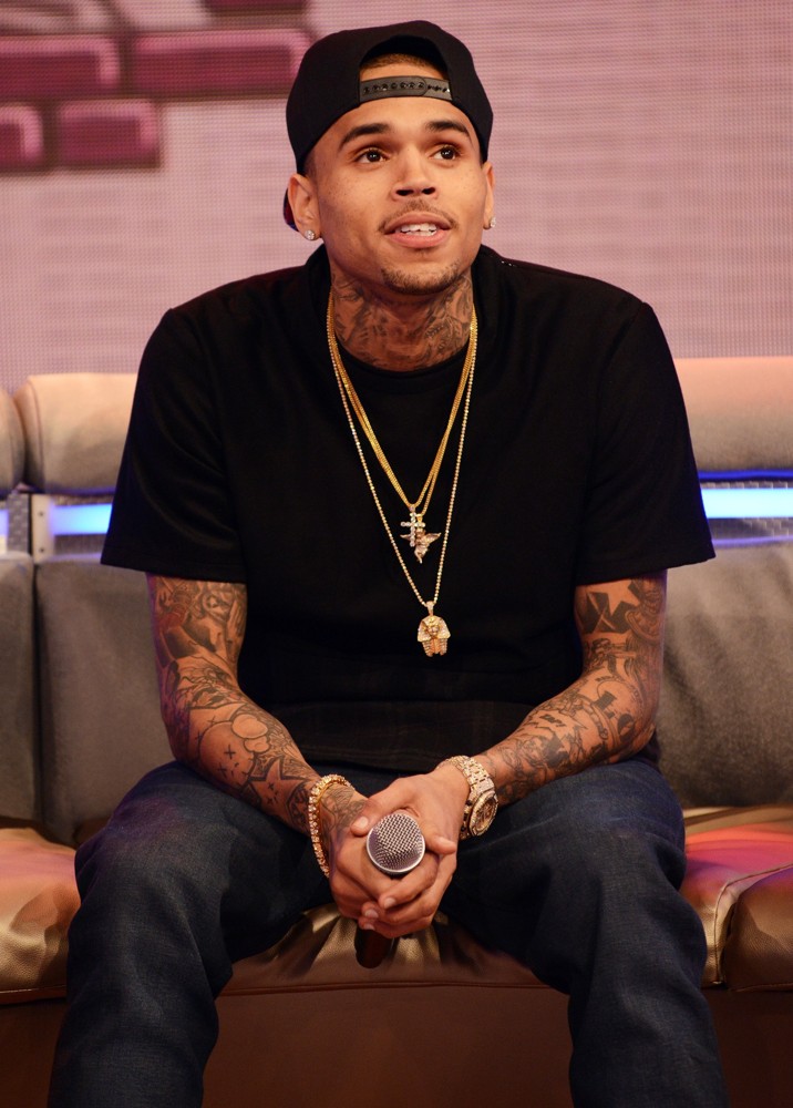Chris Brown;<br>Chris Brown Appears on BET's 106 and Park to Promote His Single Fine China