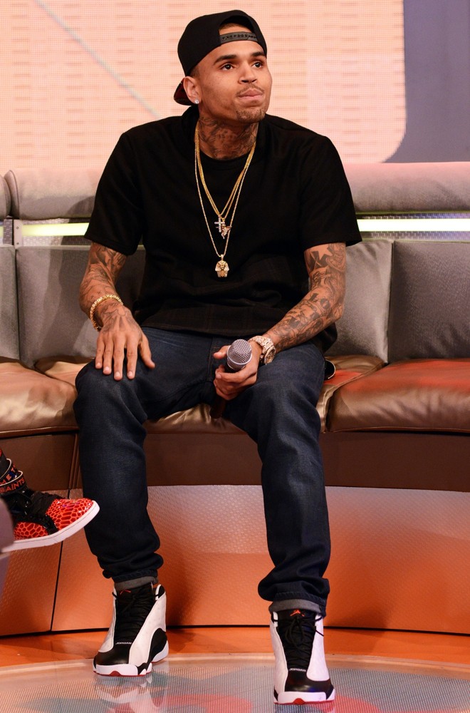 Chris Brown;<br>Chris Brown Appears on BET's 106 and Park to Promote His Single Fine China