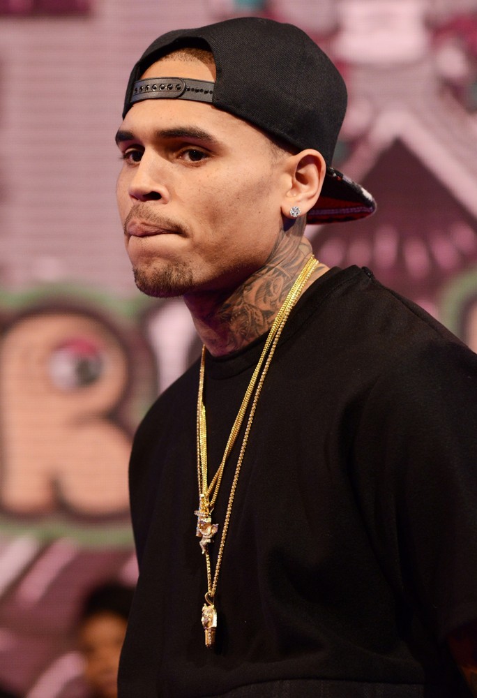 Chris Brown;<br>Chris Brown Appears on BET's 106 and Park to Promote His Single Fine China