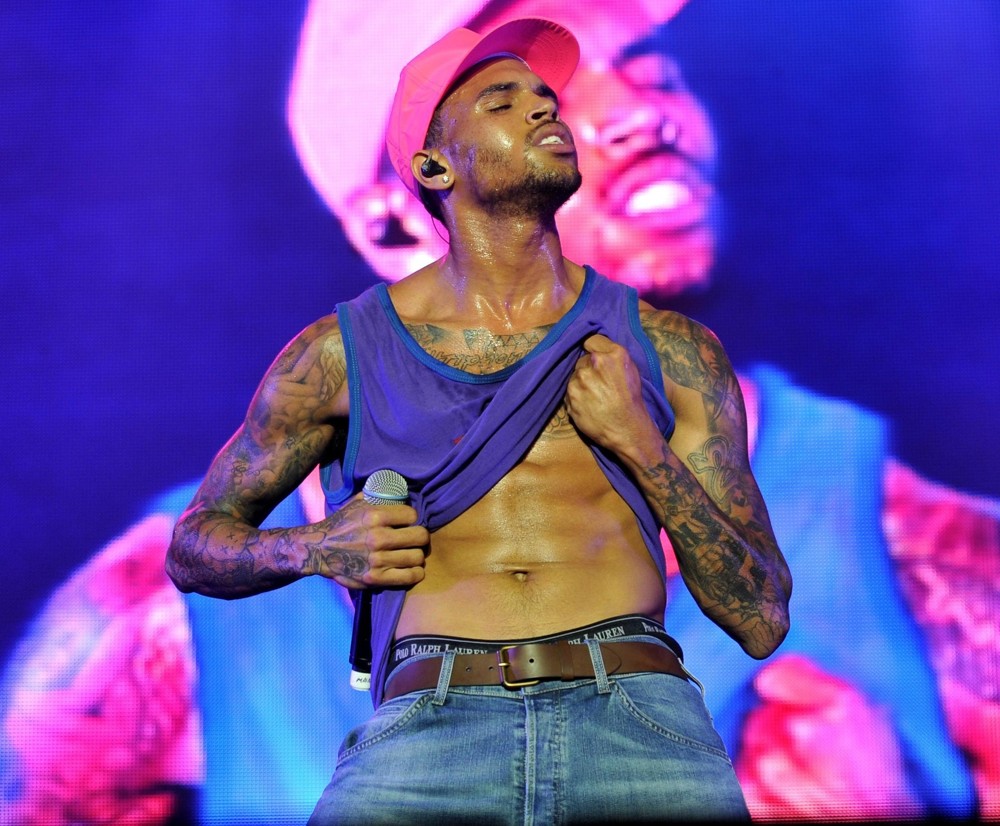 Image result for images of Chris brown on stage