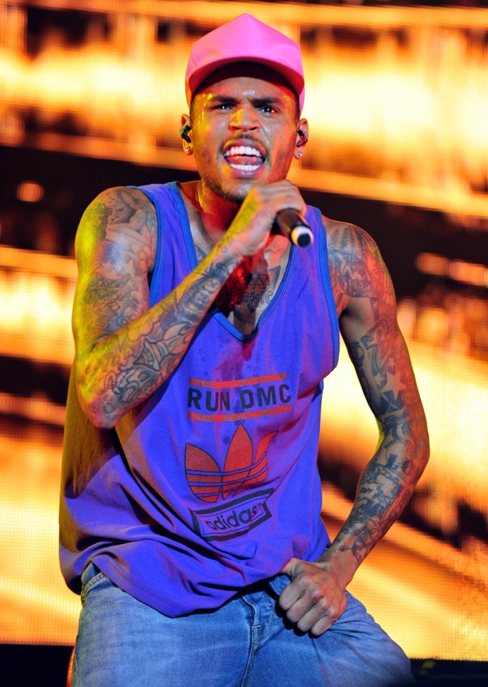 Chris Brown;<br>Chris Brown Performing Live on Stage During Supafest 2012