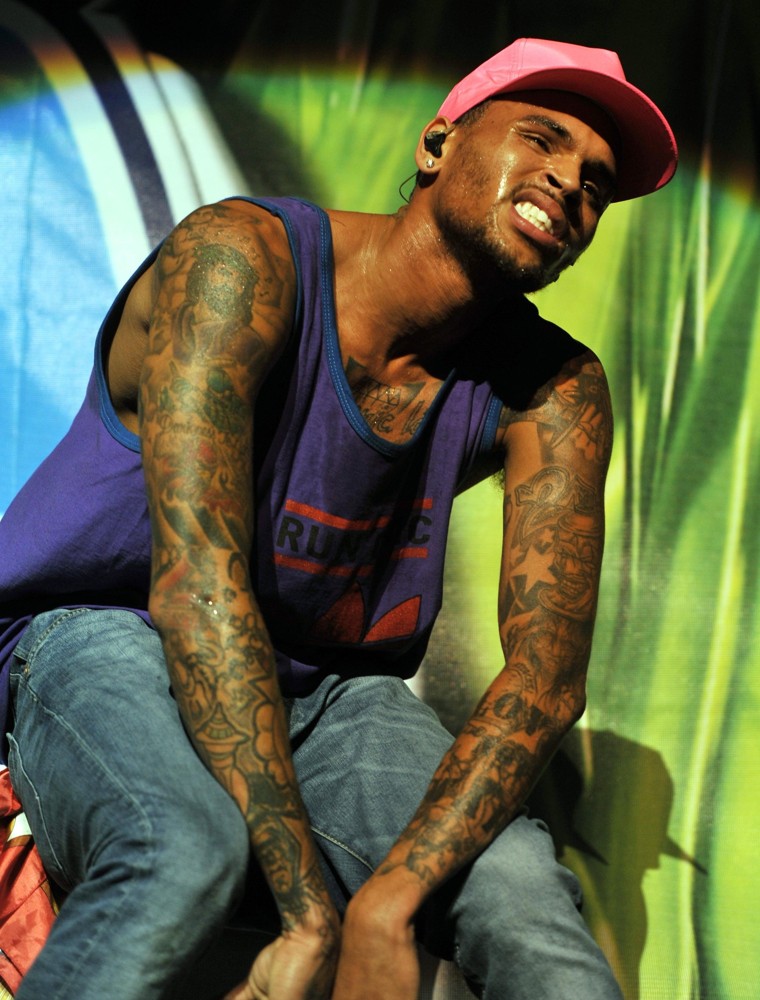 Chris Brown;<br>Chris Brown Performing Live on Stage During Supafest 2012