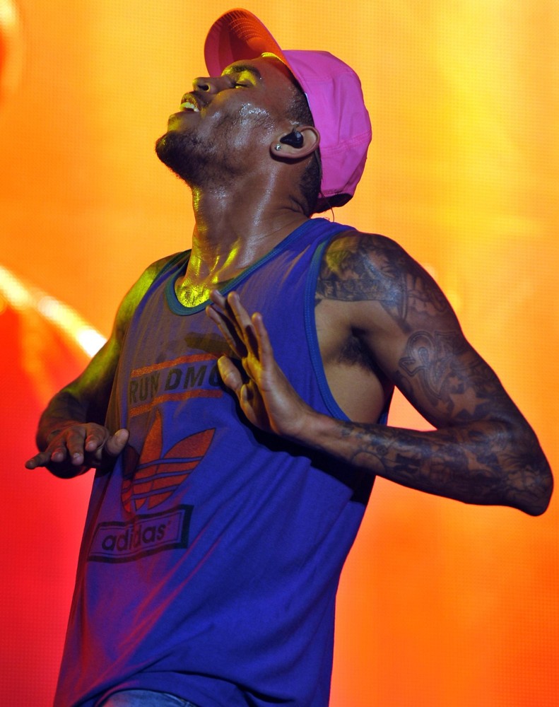 Chris Brown;<br>Chris Brown Performing Live on Stage During Supafest 2012