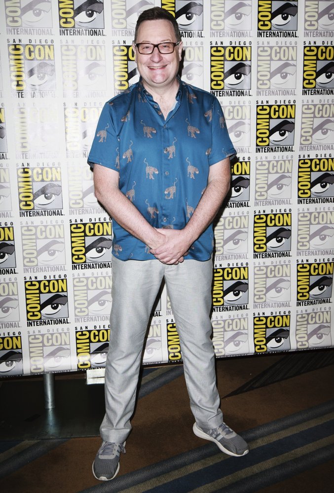 Chris Chibnall;<br>Comic Con 2018 - Doctor Who - Photocall